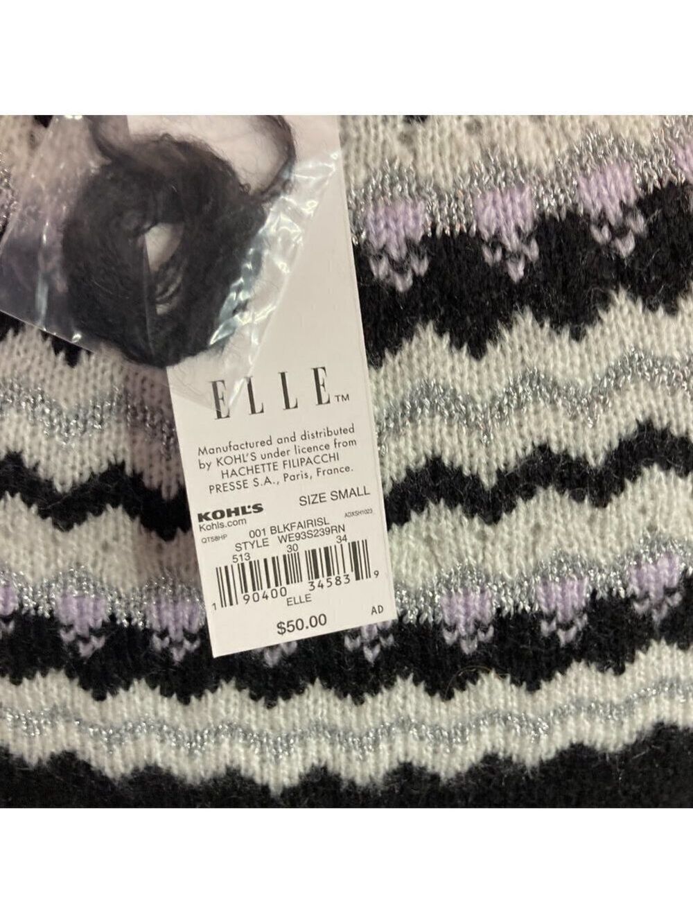 Elle Sweater, NWT, Size S - Picture 4 of 12